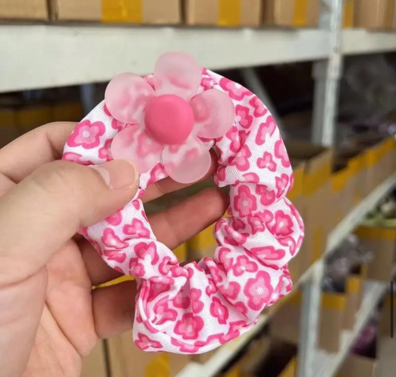5 PCS Pink Bear Hair ties(For all hair types)