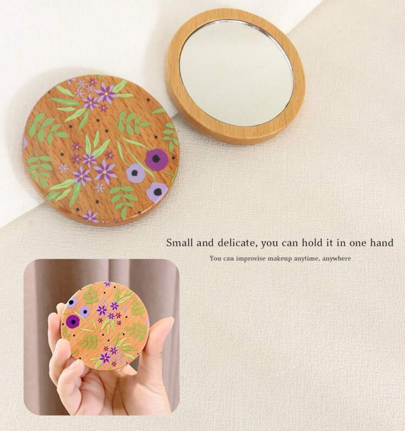 Wood Mirror for Girls