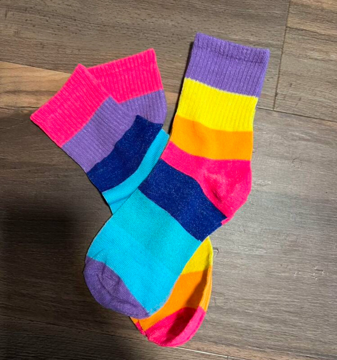 5 Pairs Kids Rainbow Socks