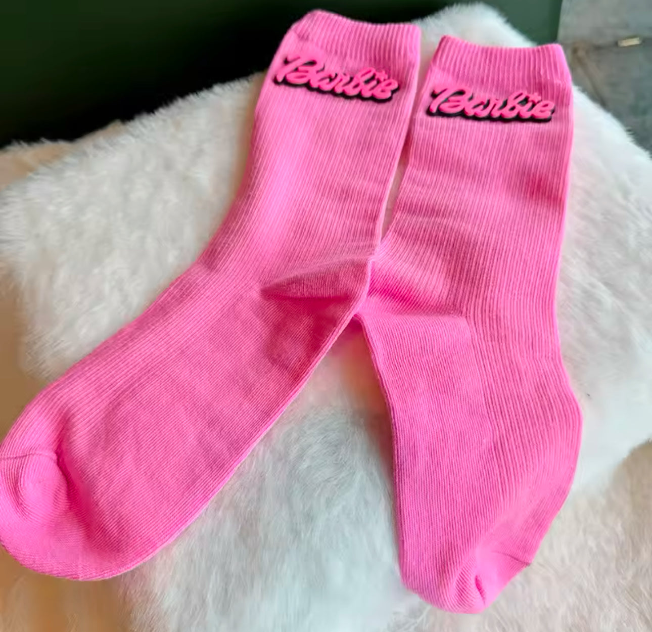 4PCS Girls/ Moms Trendy Socks | JA.VA.NAH