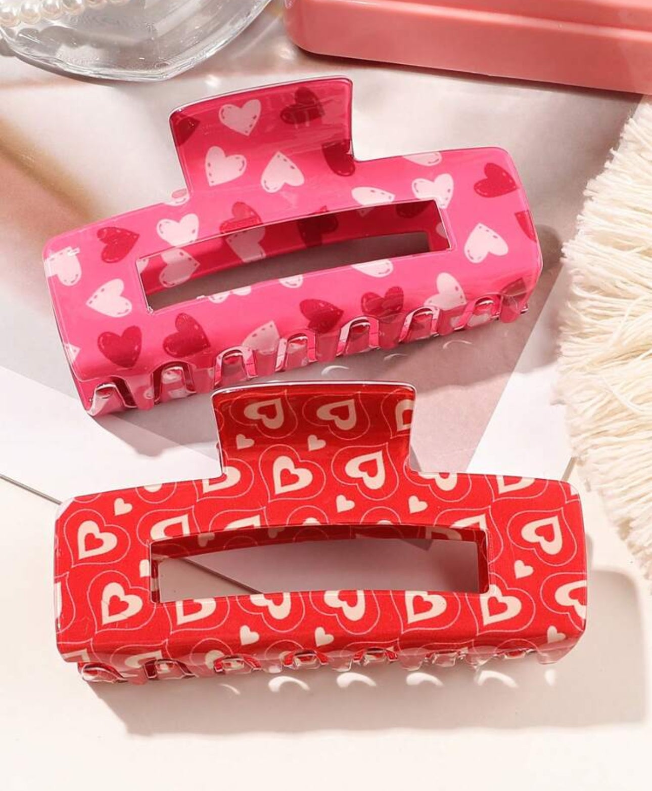 2PCS Heart Hair Clips | JA.VA.NAH