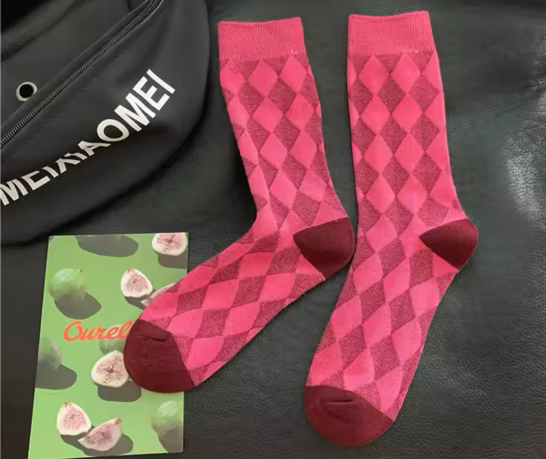 Moms/Girls Mid tube socks