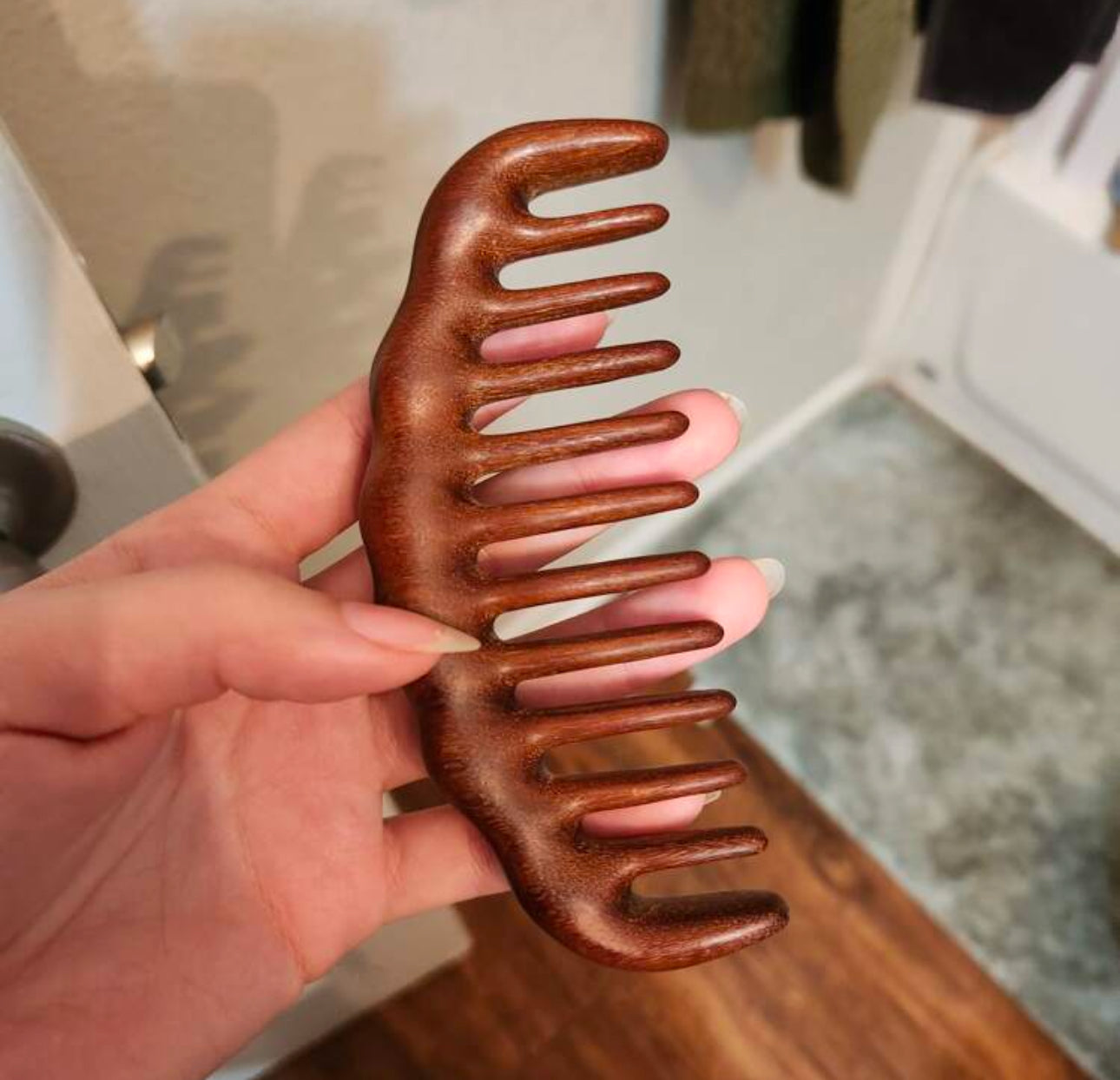 Wide Tooth Wood Comb | JA.VA.NAH