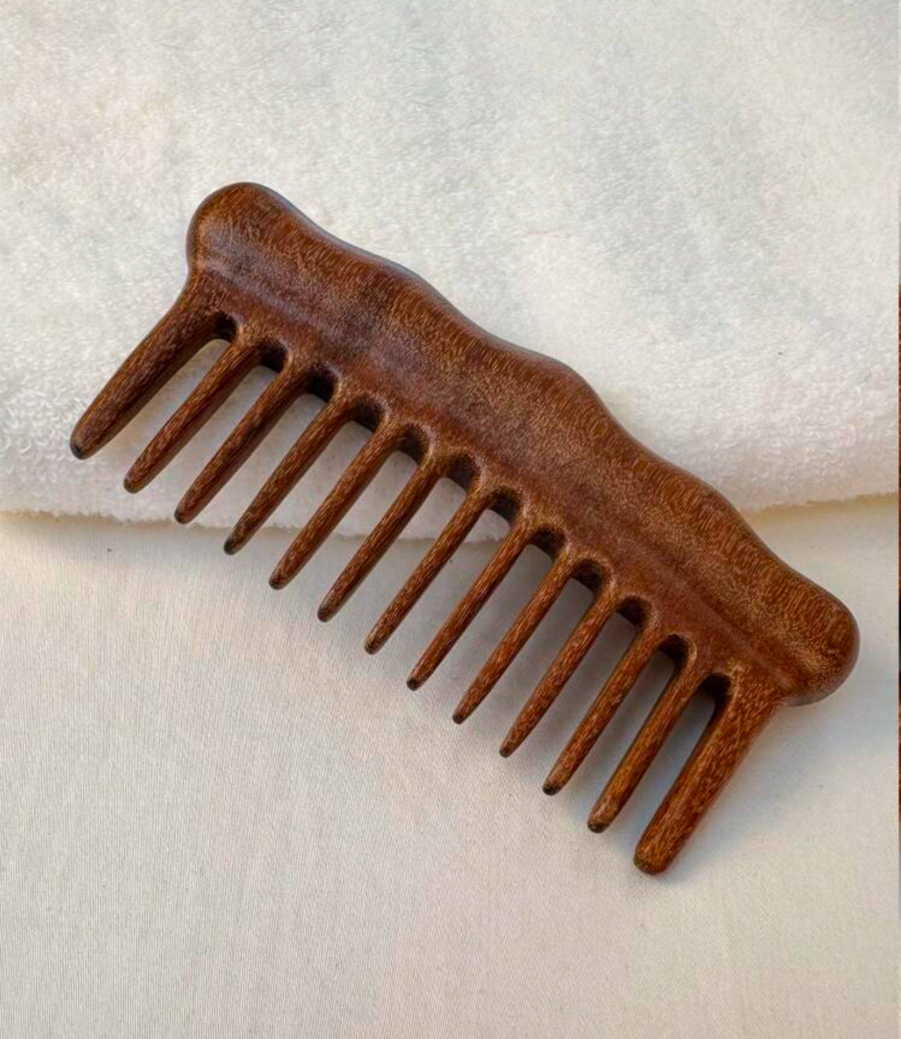1Pc ,Toothed Scalp Massage Wood Comb | JA.VA.NAH