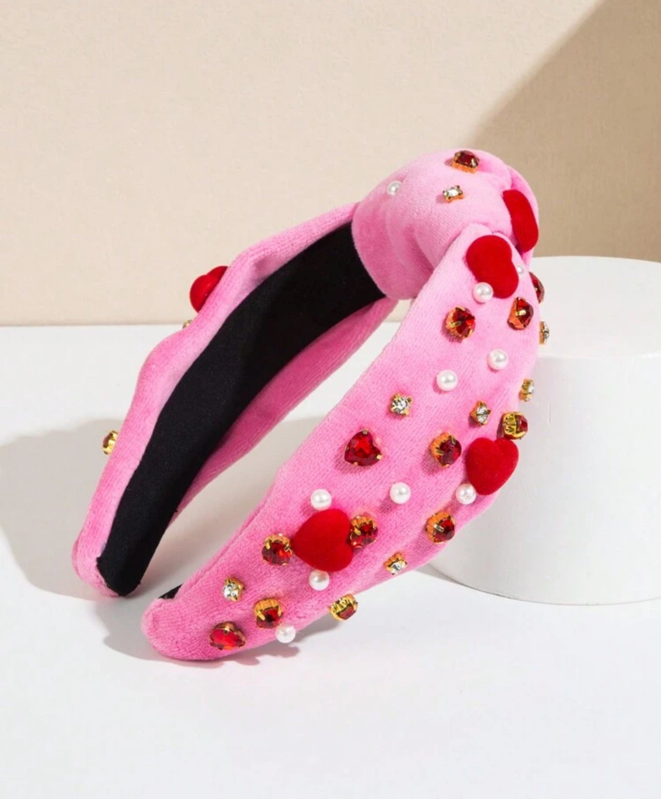 Velvet Knot Wide-Brimmed Headband | JA.VA.NAH