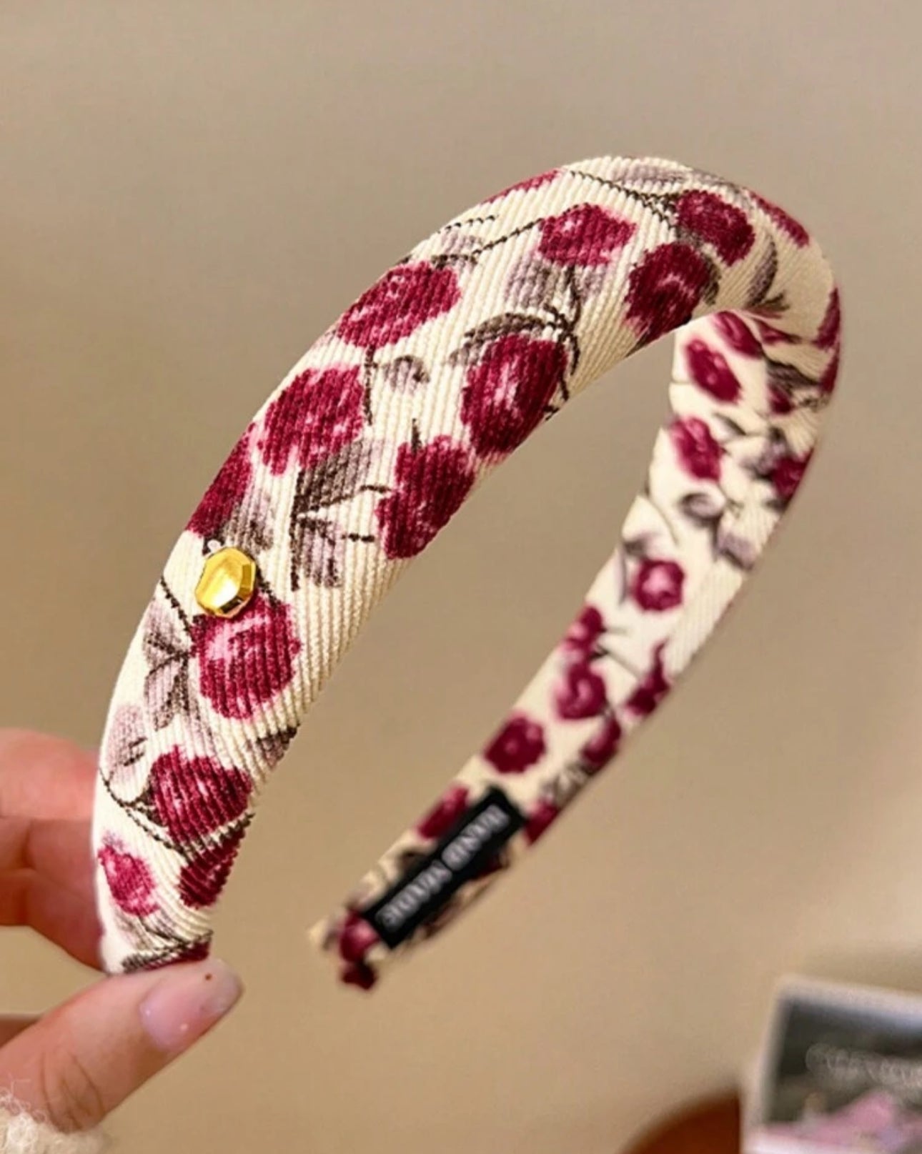 1pc Thick Floral Elegant Headband | JA.VA.NAH