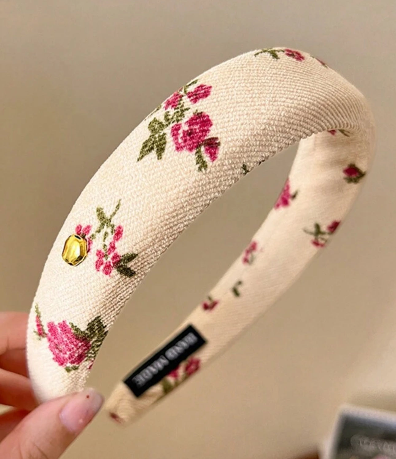 1pc Thick Floral Elegant Headband | JA.VA.NAH