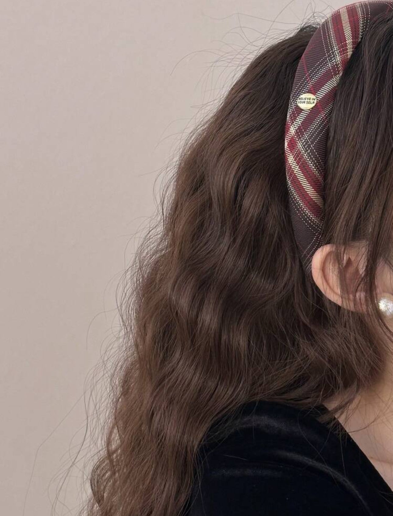 2pcs Vintage Plaid Headband | JA.VA.NAH