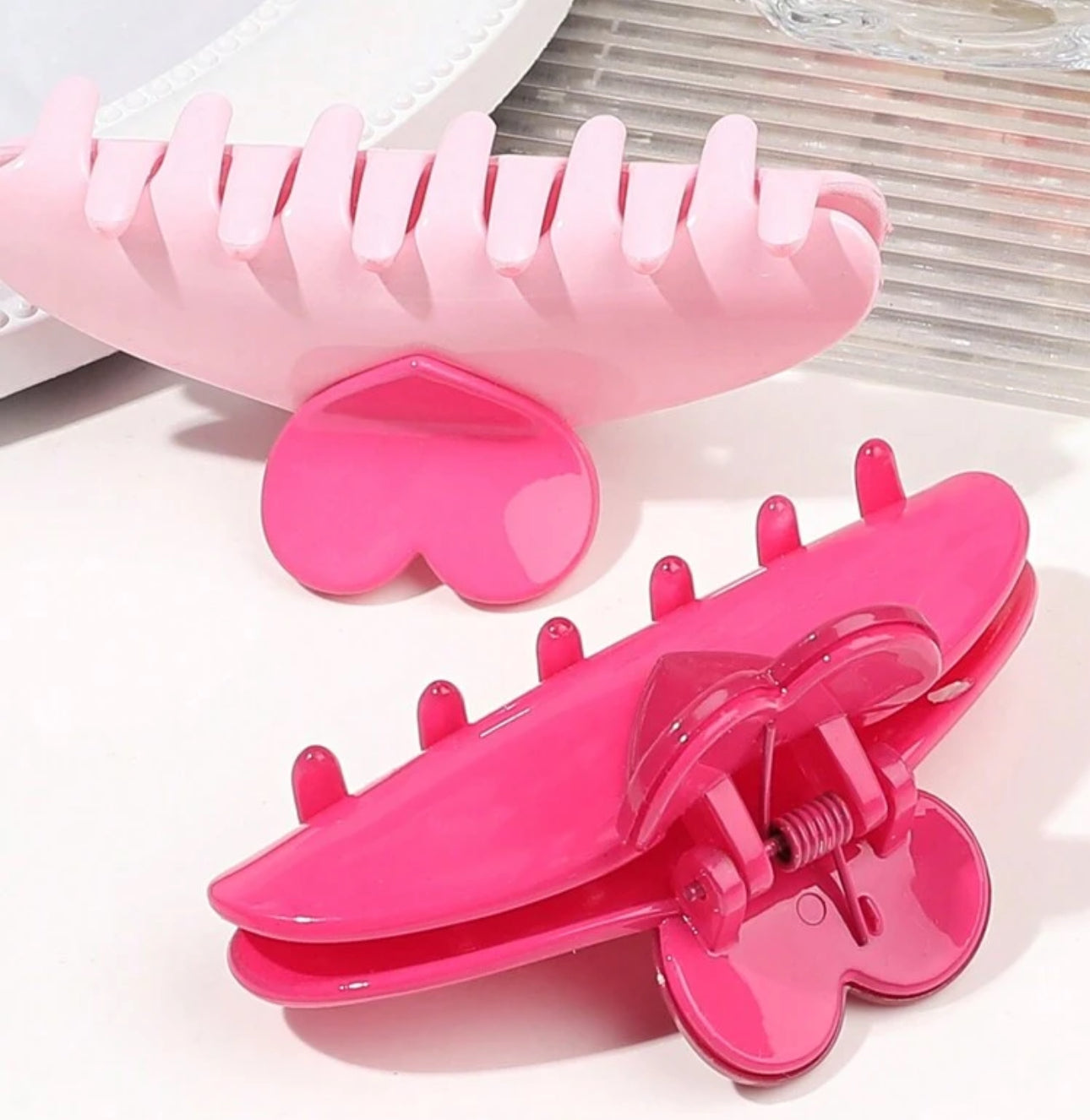 3Pcs Set Heart Hair Clips | JA.VA.NAH