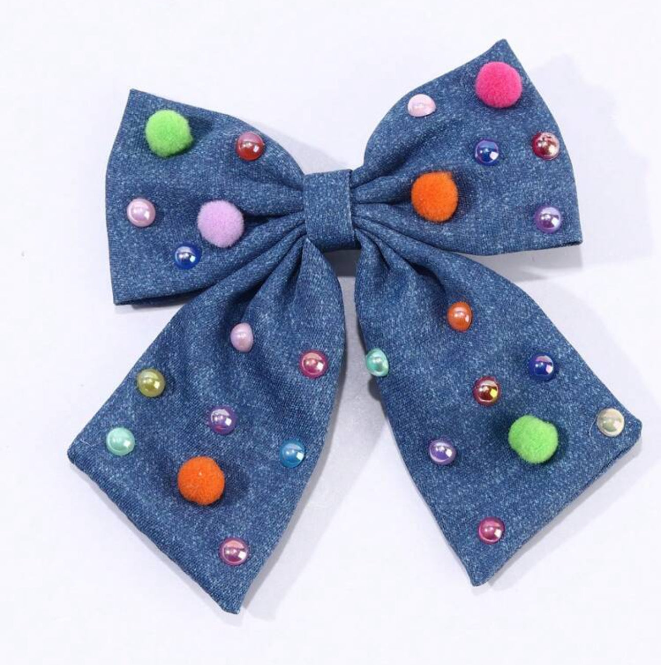 Cute Pearl Hair Bow Hair Clips | JA.VA.NAH