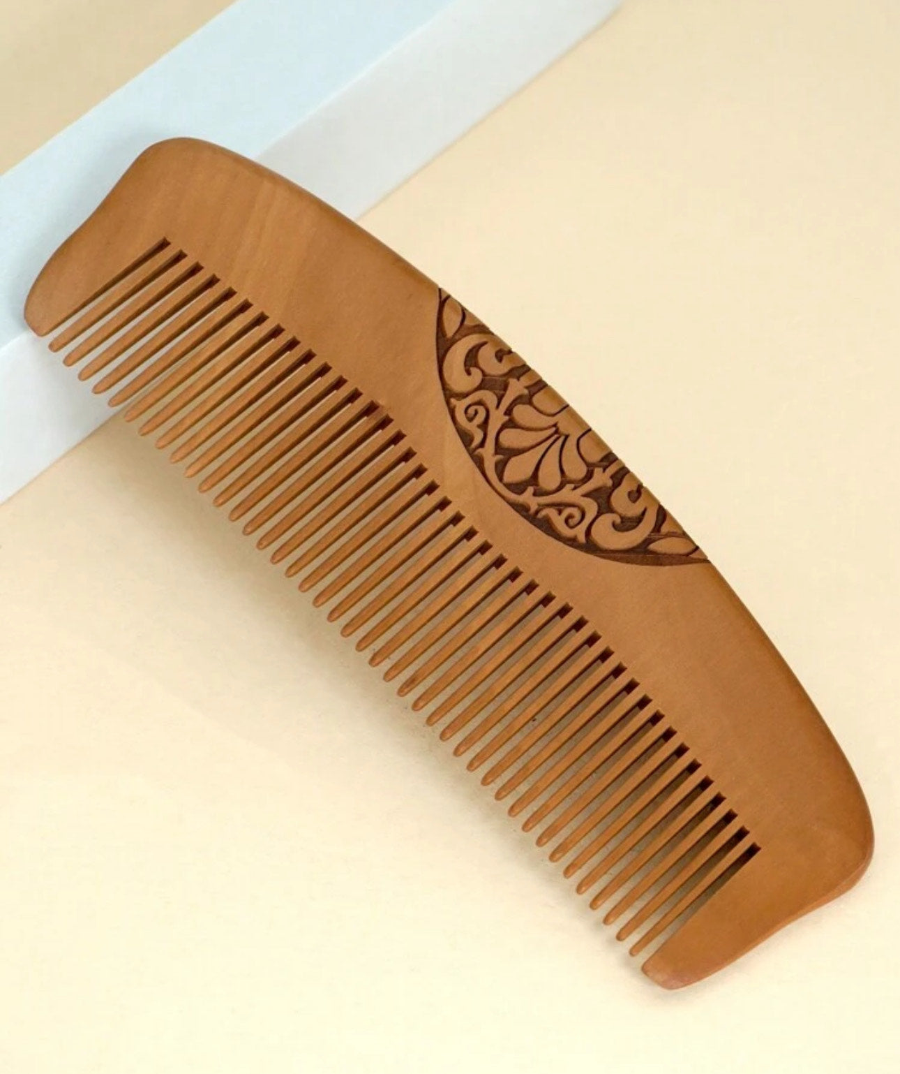 Wooden Hair Comb, Anti-Static | JA.VA.NAH