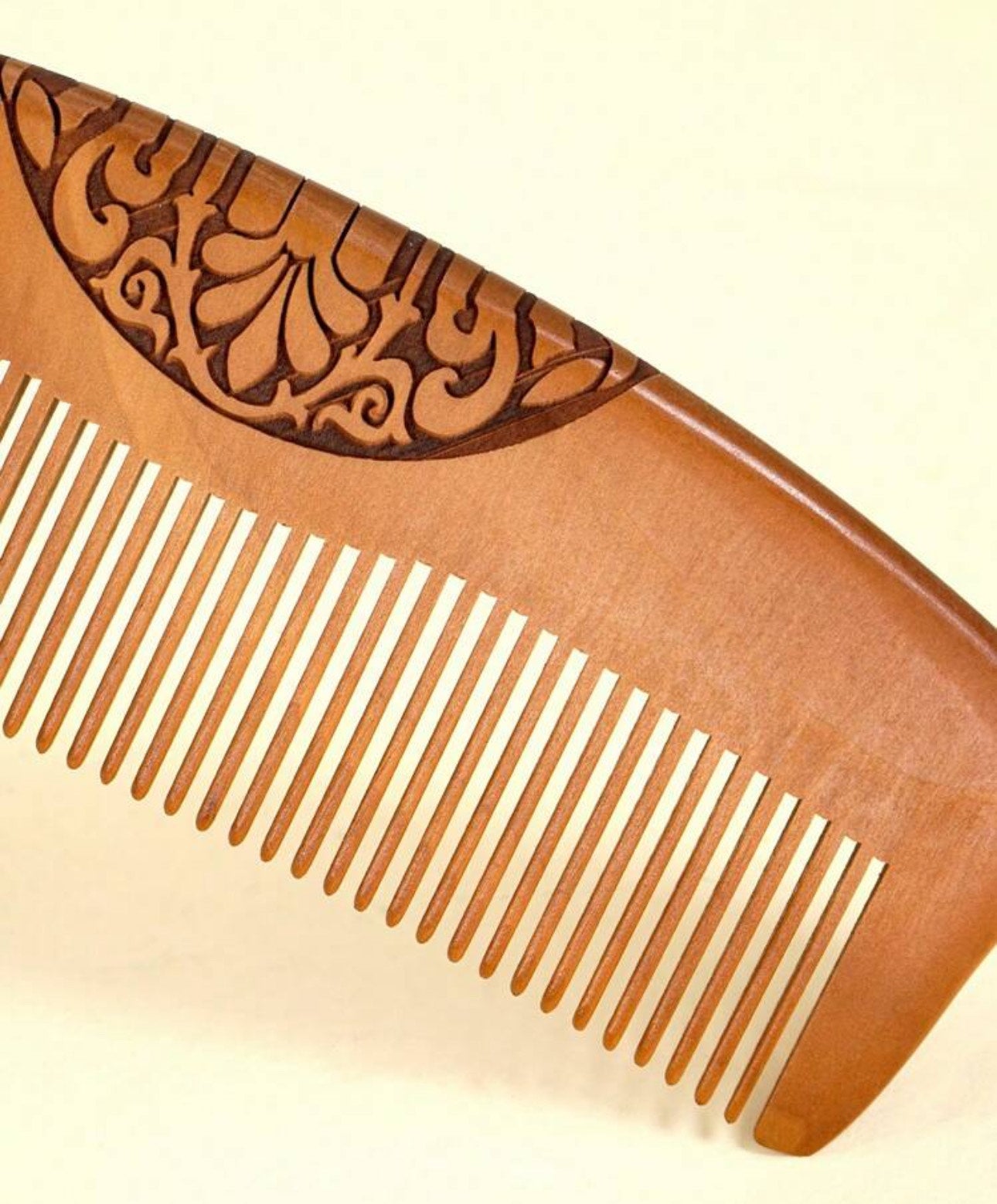 Wooden Hair Comb, Anti-Static | JA.VA.NAH