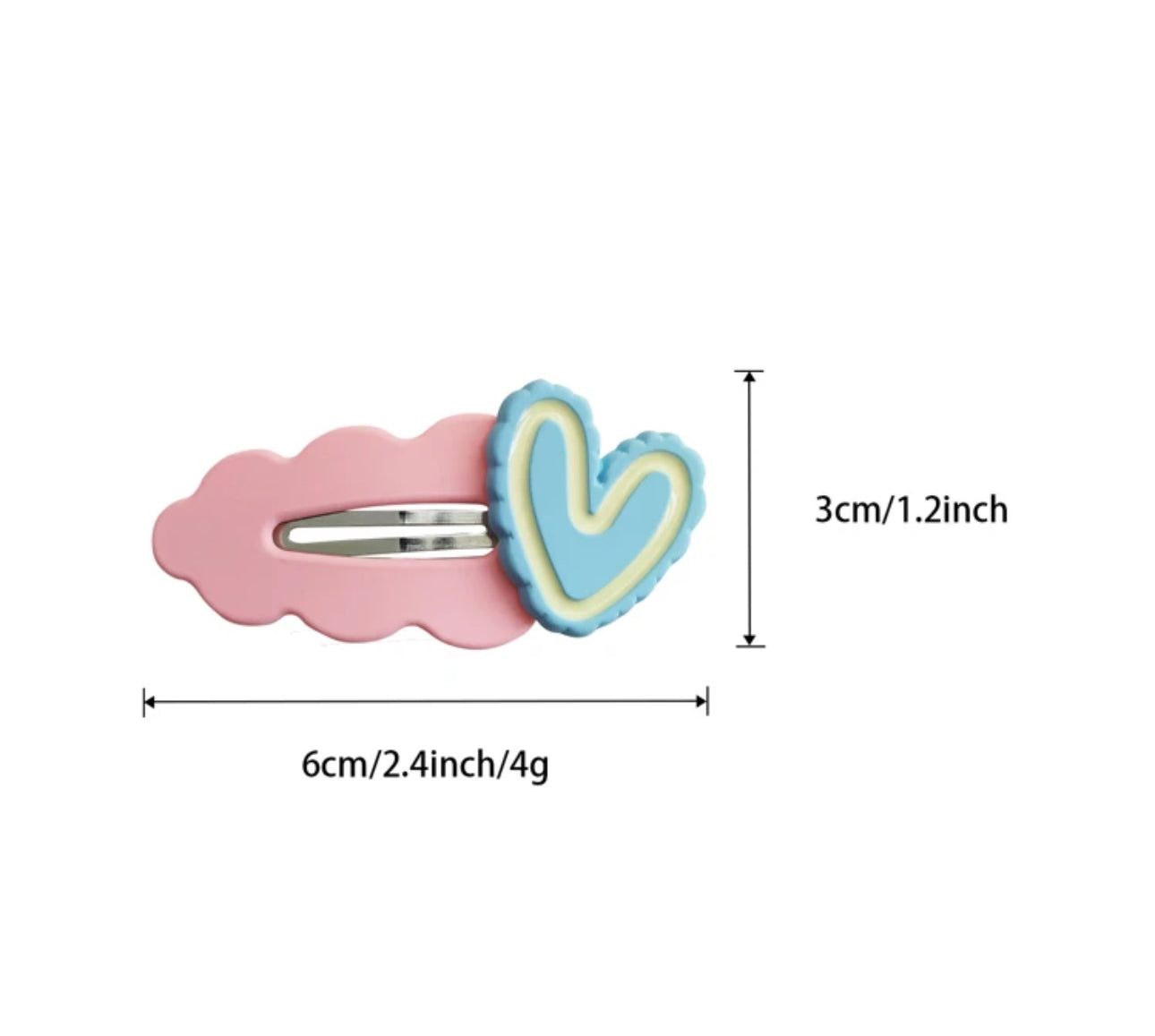 6Pcs Girls Snap Hair Clips | JA.VA.NAH