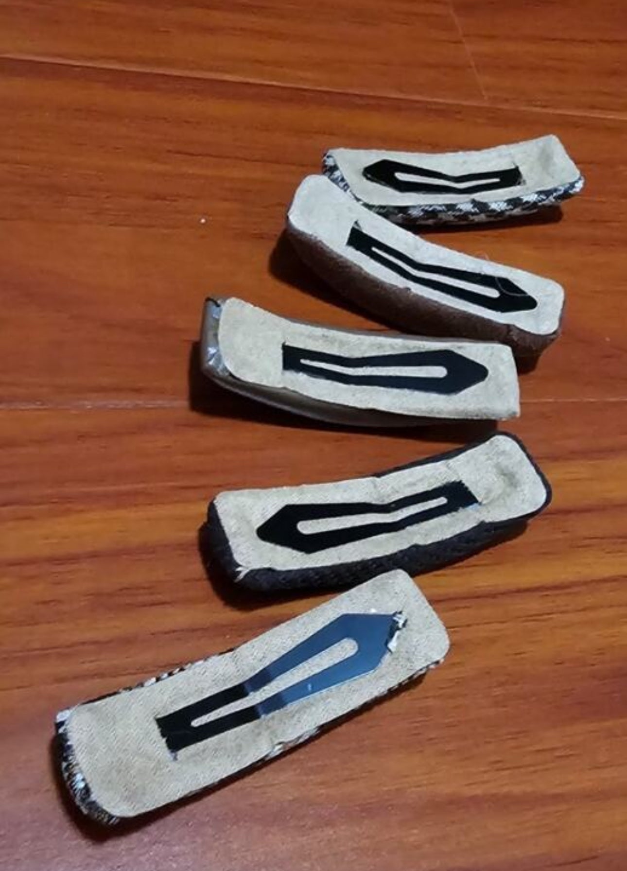 5Pcs/Sets Leather Hair Clips | JA.VA.NAH