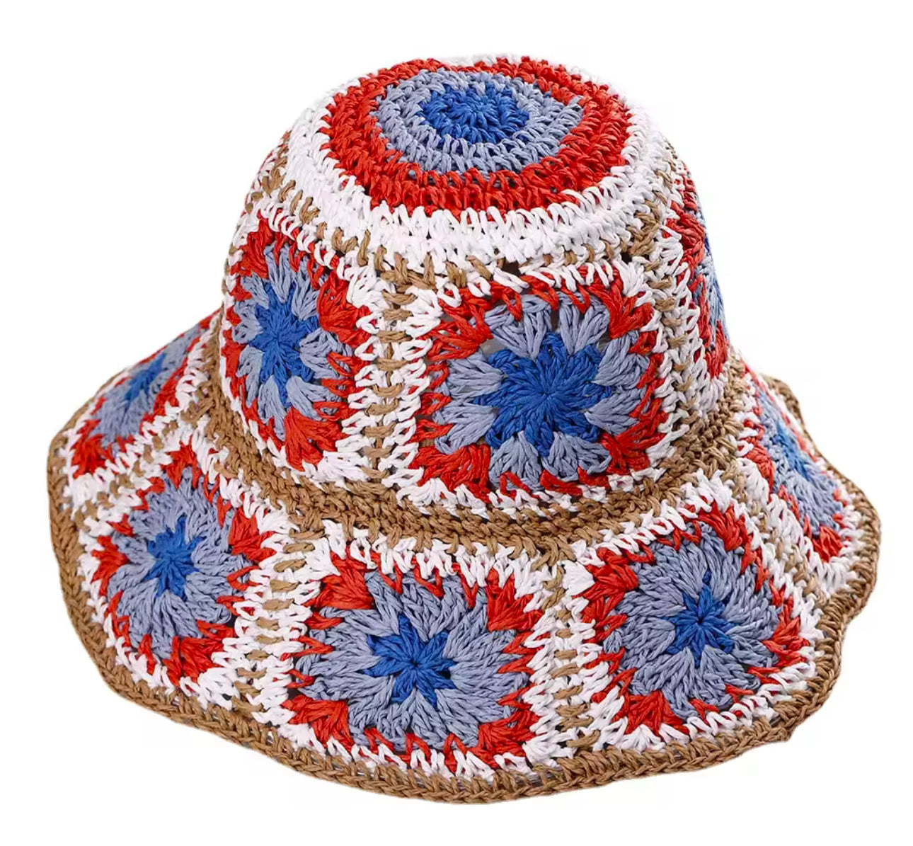 Beach Crochet corn starch Hat