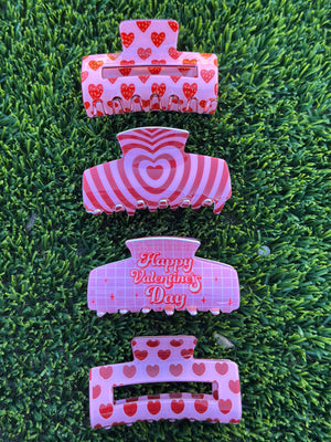 4PCS Love Valentine Hair Clips | JA.VA.NAH