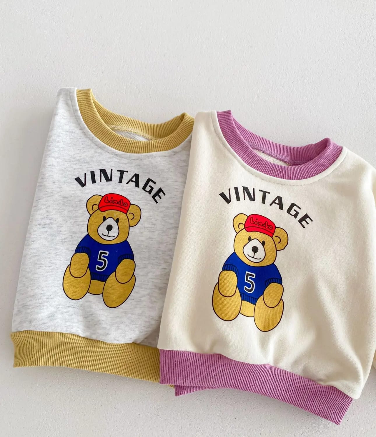 Girls/Boys 2Pcs sets Bear Casual