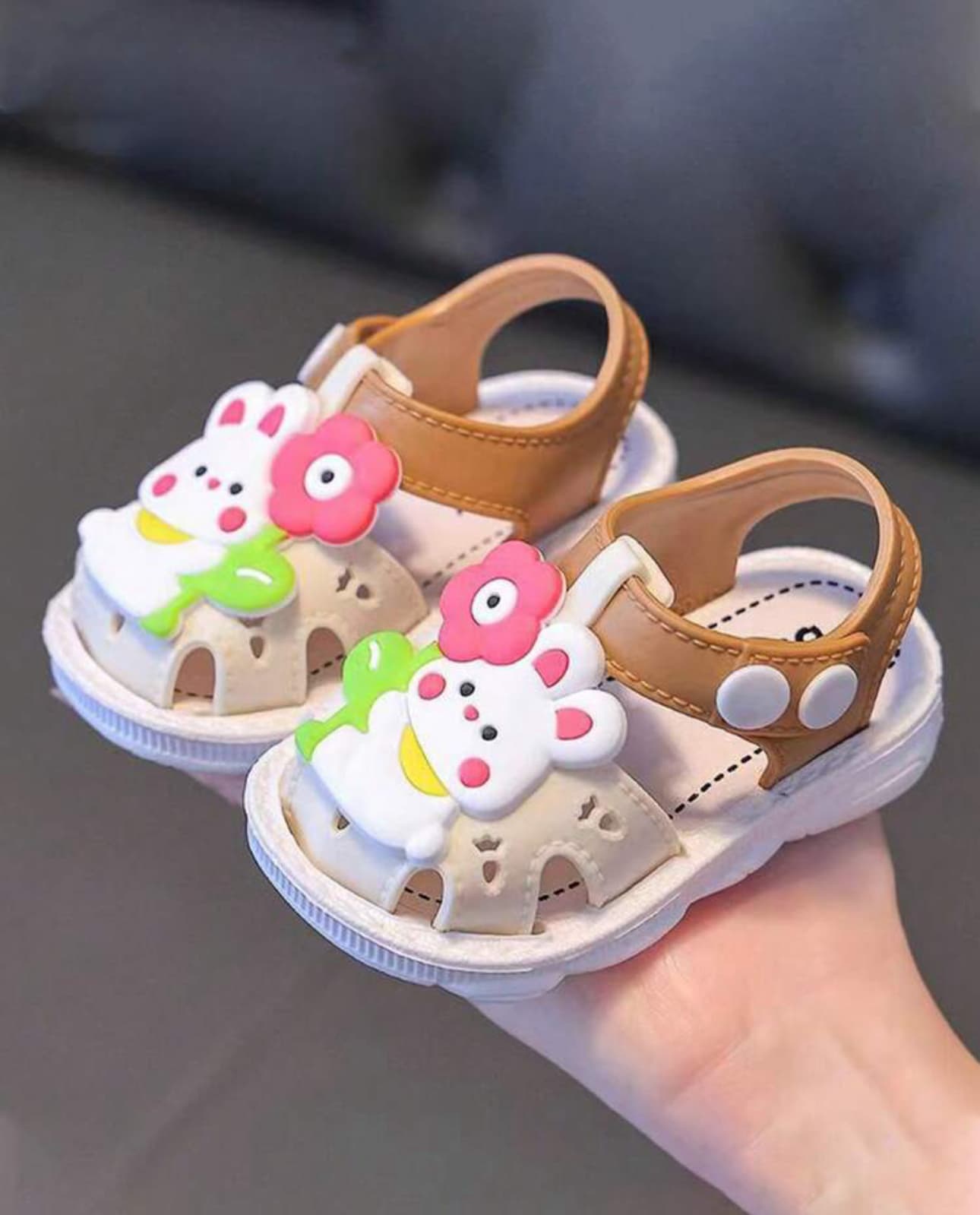 Cartoon Sandals, for Babies/Toddler Boys' And Girls' Indoor Anti-Slip Soft Bottom