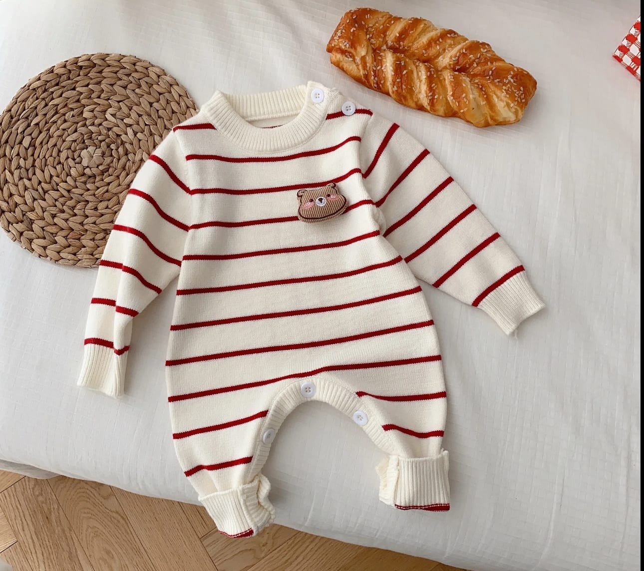 Baby Knitwear Bear jumpsuit