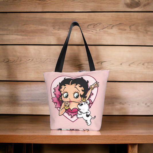 Unisex Mrs Boops Sexy Shopping Bag With Zipper