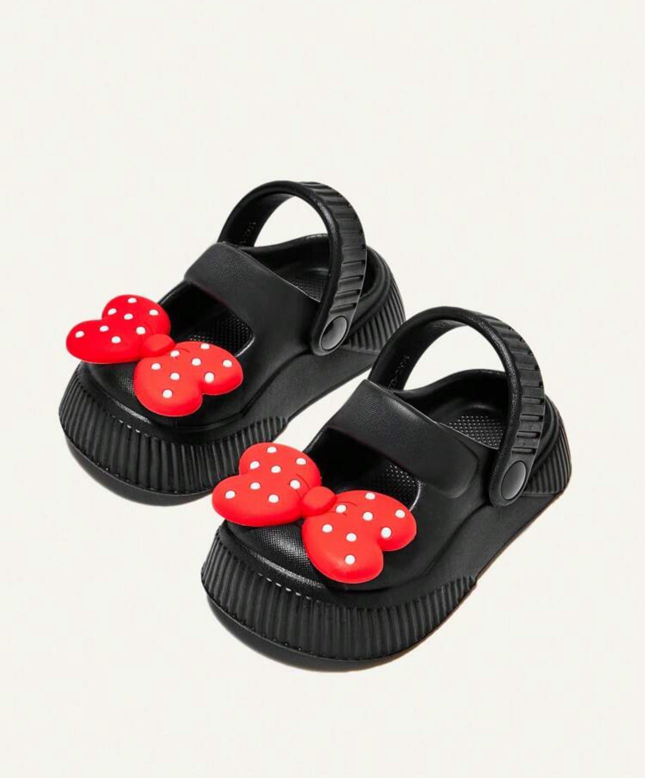 Ava cute Bow summer closed toe for girls