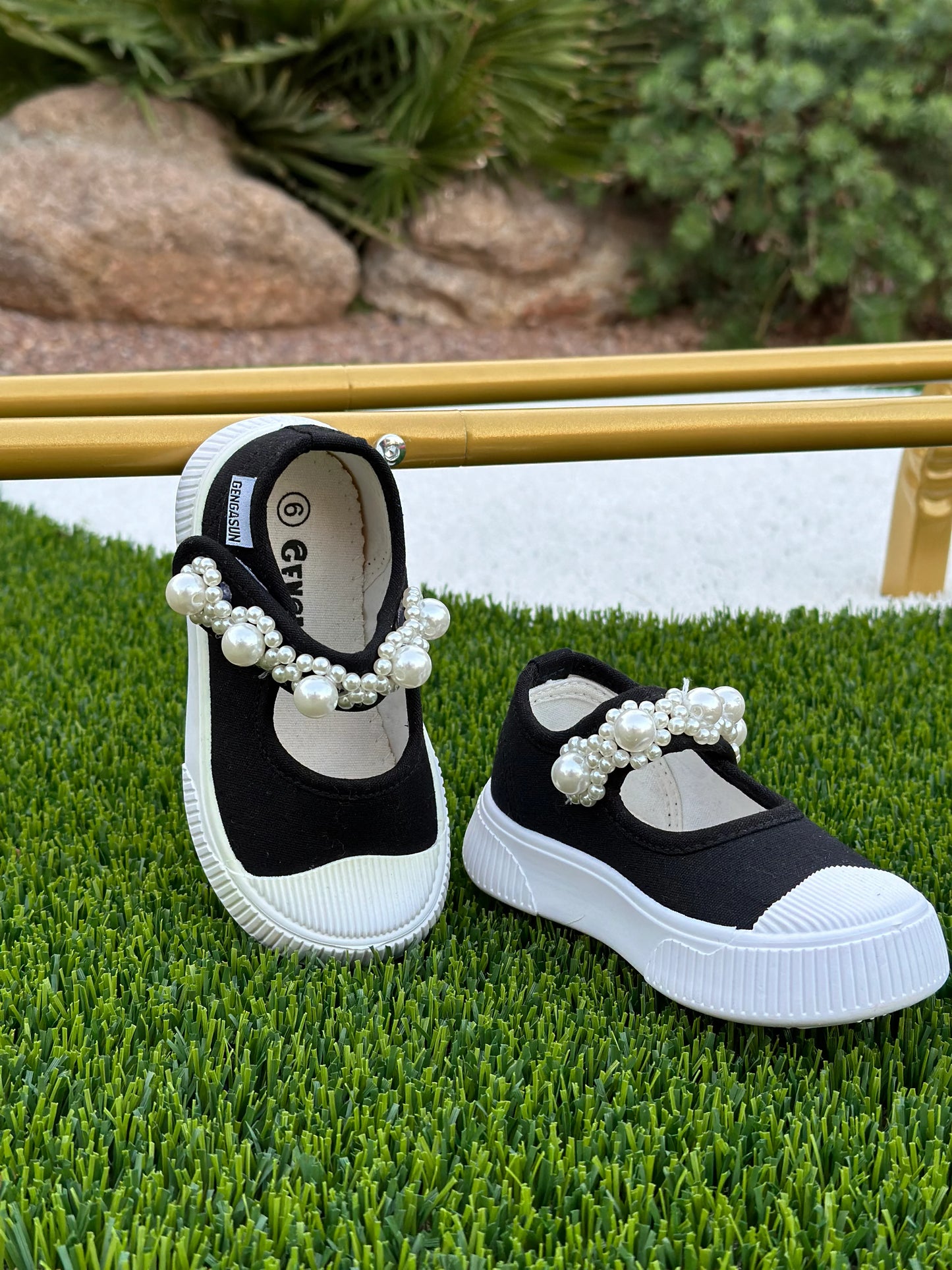 Ava Pearl Canvas Sneakers