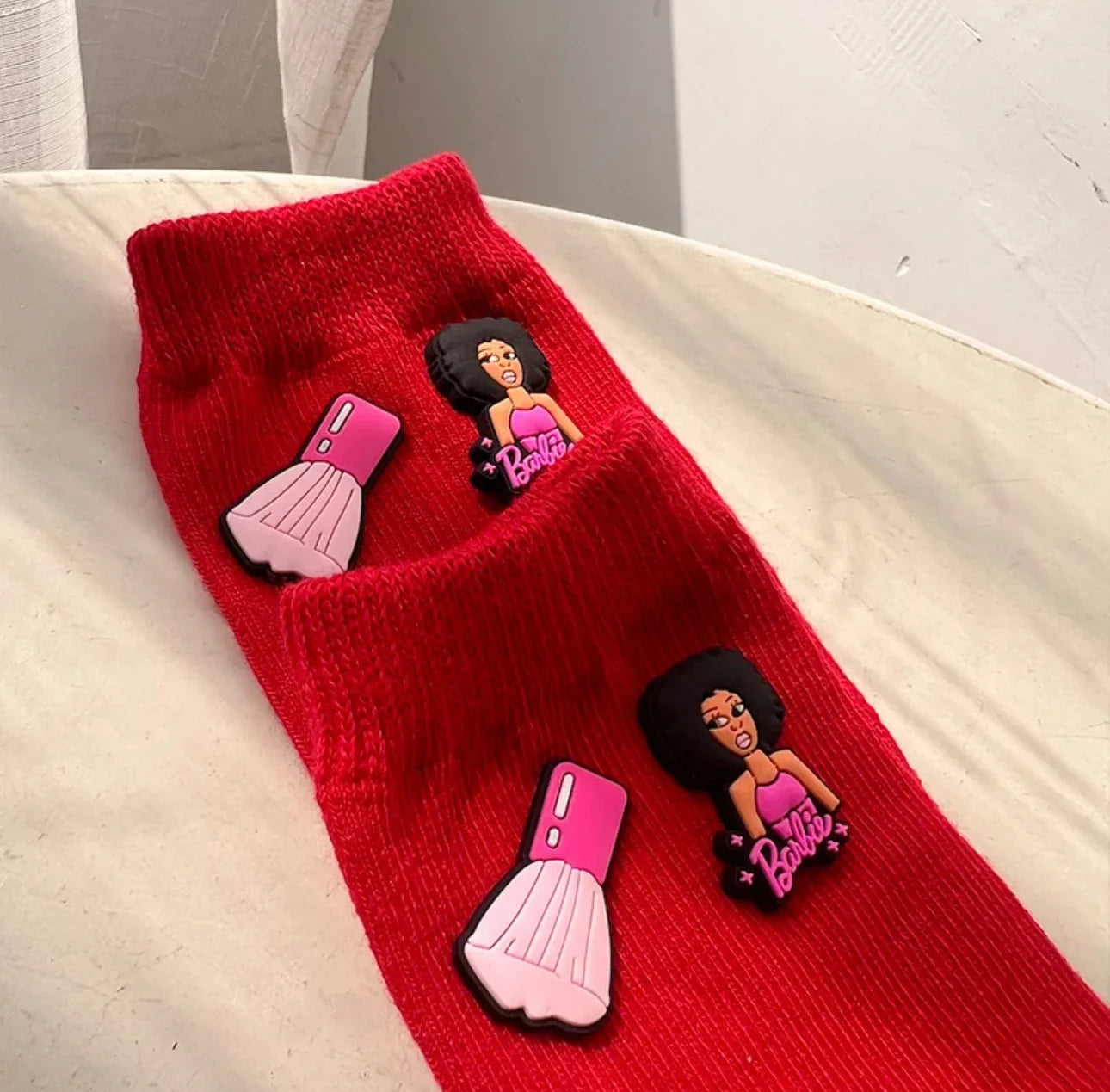 Barbie girl Socks for little girls