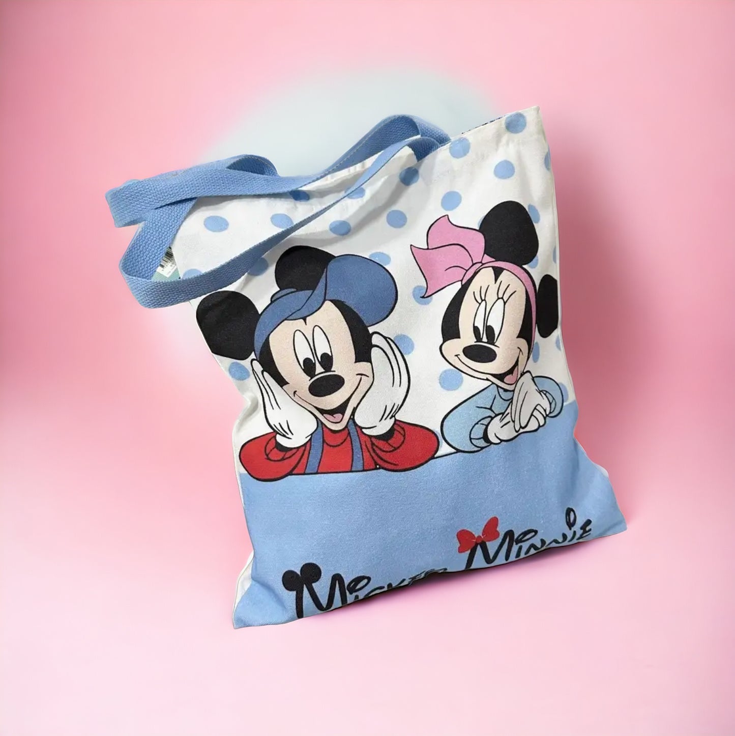 Mickey Mouse Pattern Minnie Mouse Large Tote