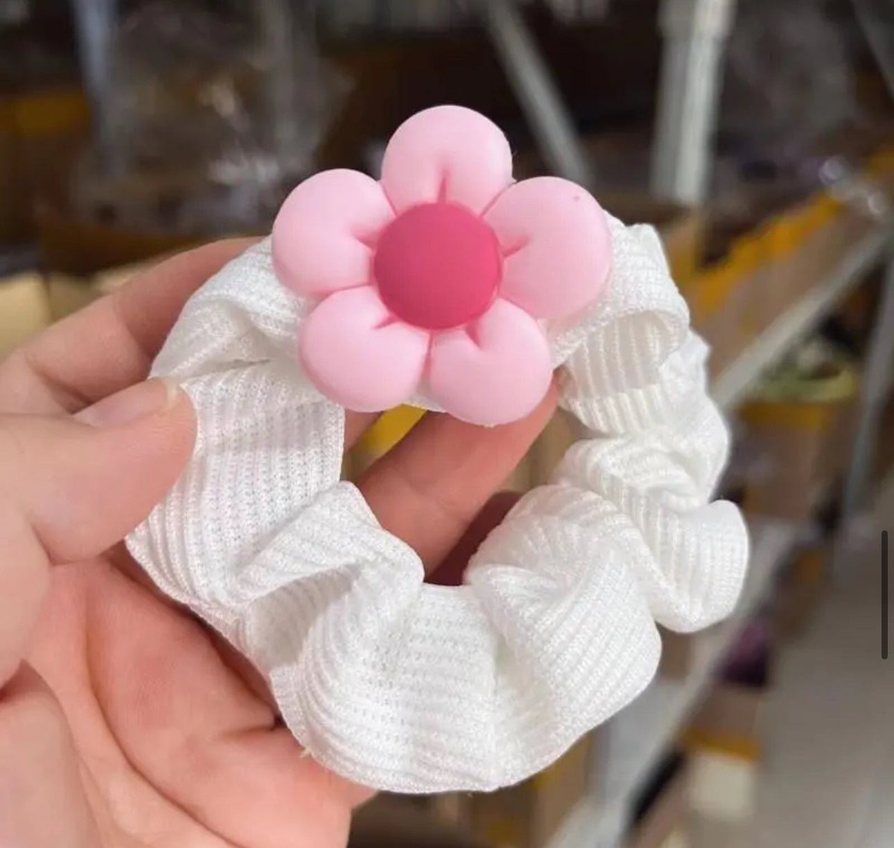 Pink Bear Hair ties(For all hair types)