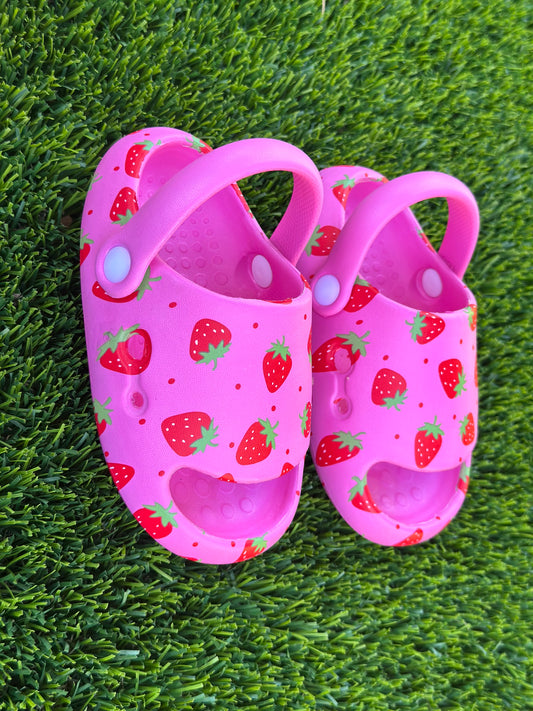 Kids Strawberry/Good night clogs for Toddler girls | JA.VA.NAH