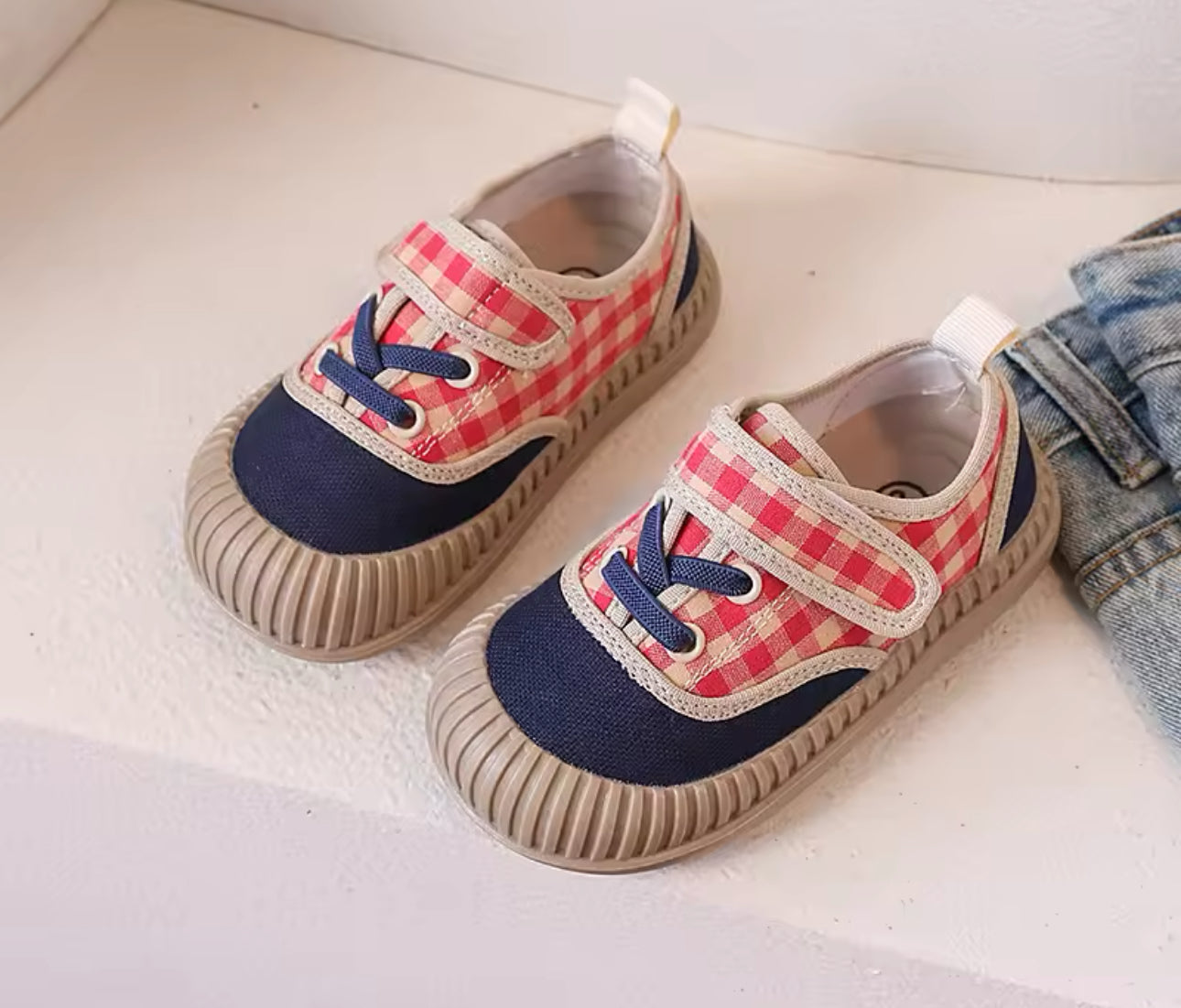 JJ Print Canvas Sneakers for Toddler Girls/ Boys