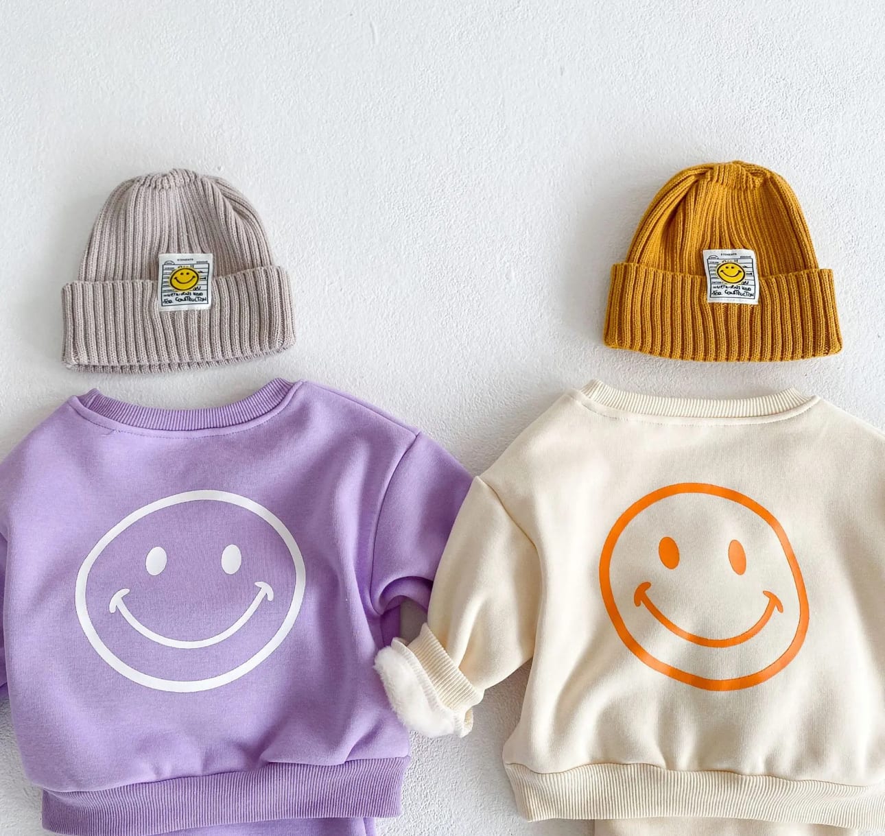 Smiling Face 2 pcs sets Girls/ Boys