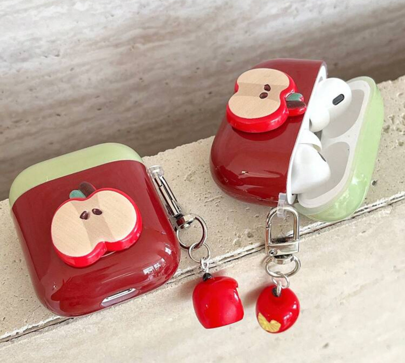 Apple Shape Earphones Case