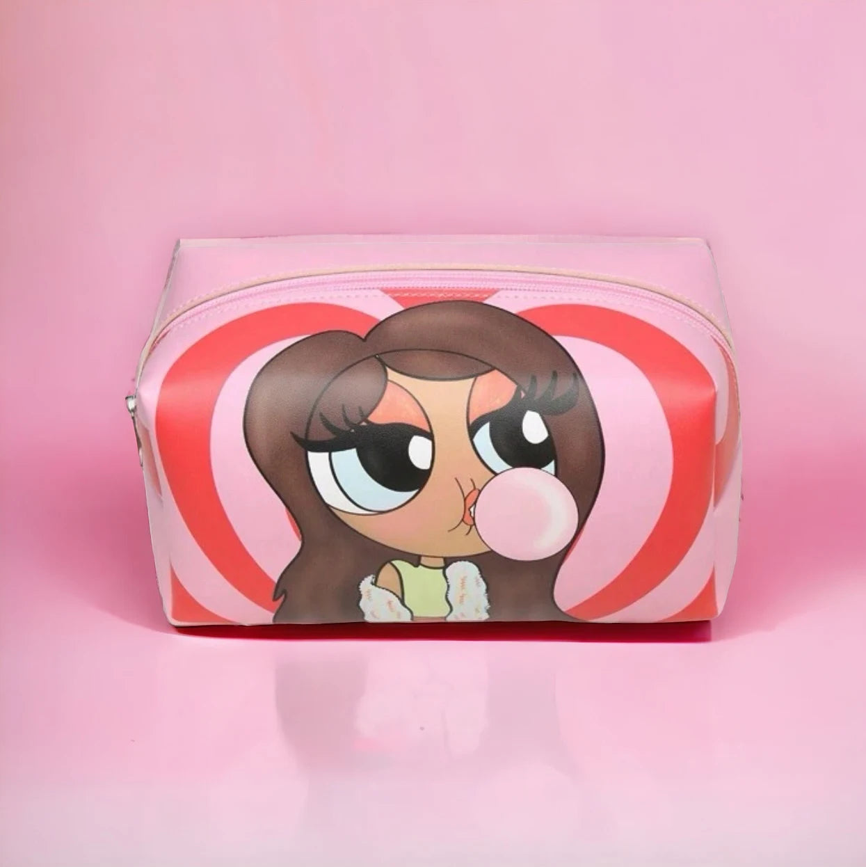 Tay mills cartoon Leather Cosmetic bag