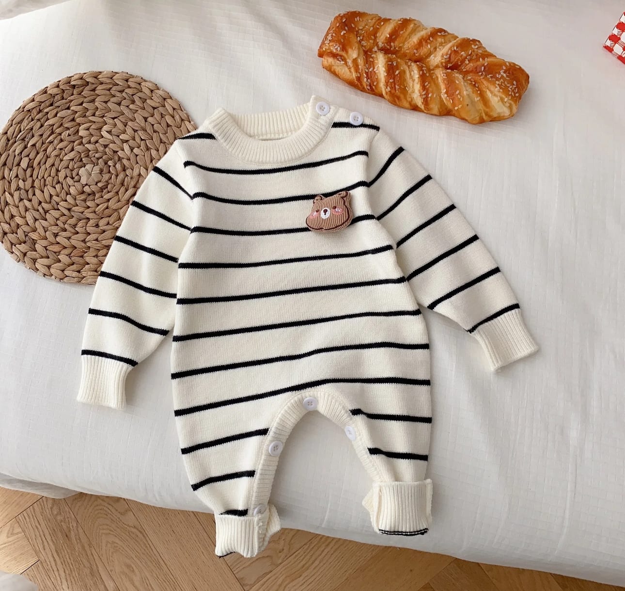 Baby Knitwear Bear jumpsuit