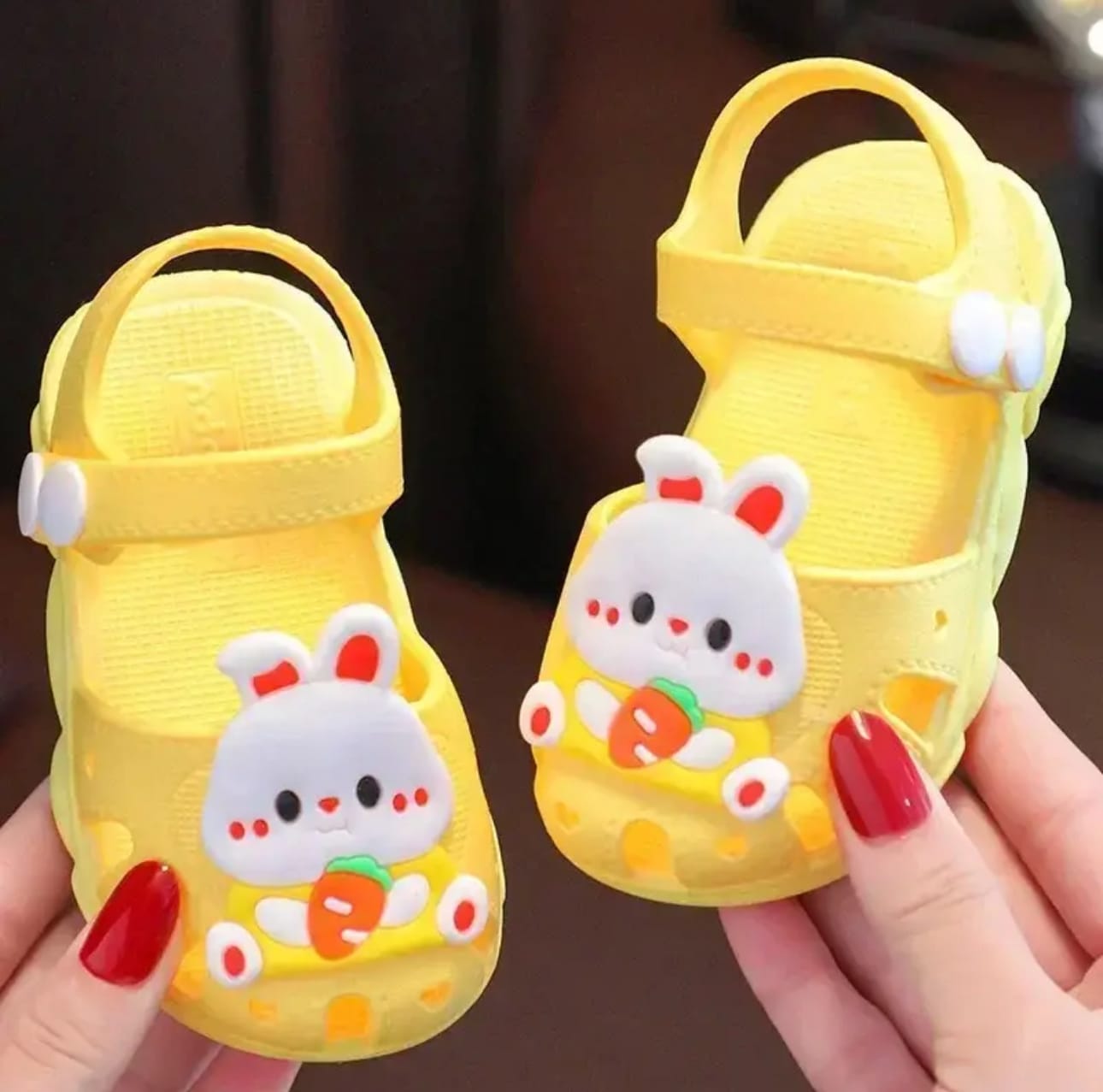 Cartoon Rabbit Sandals Summer Baby Girls' Shoes, Soft Sole