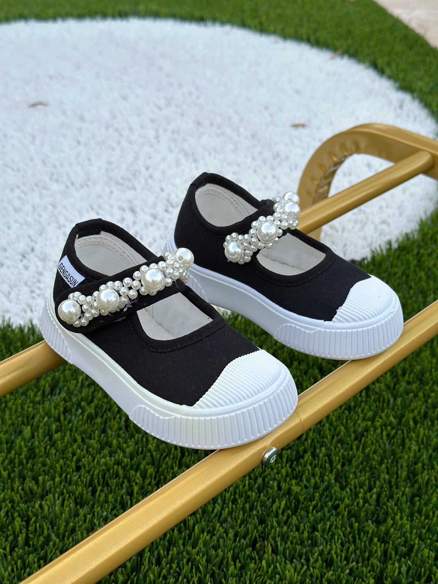 Ava Pearl Canvas Sneakers