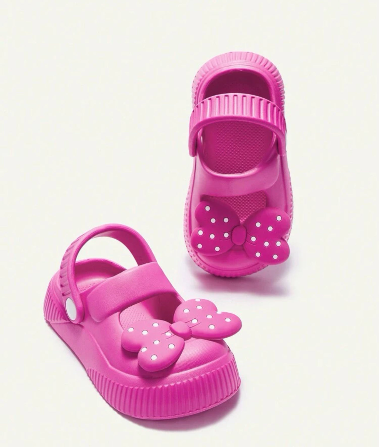 Ava cute Bow summer closed toe for girls