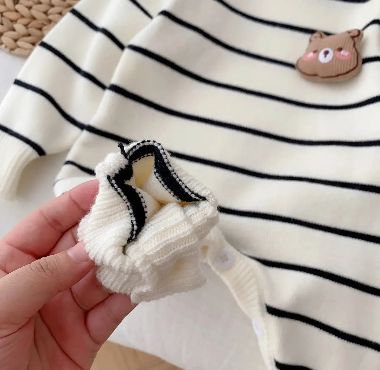 Baby Knitwear Bear jumpsuit