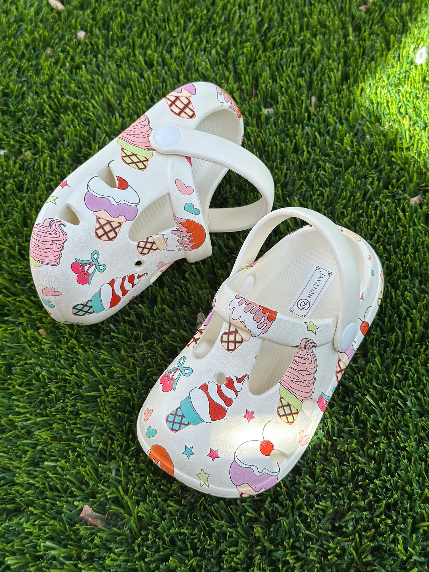 Ice Cream Toddler Girls Shoes | JA.VA.NAH