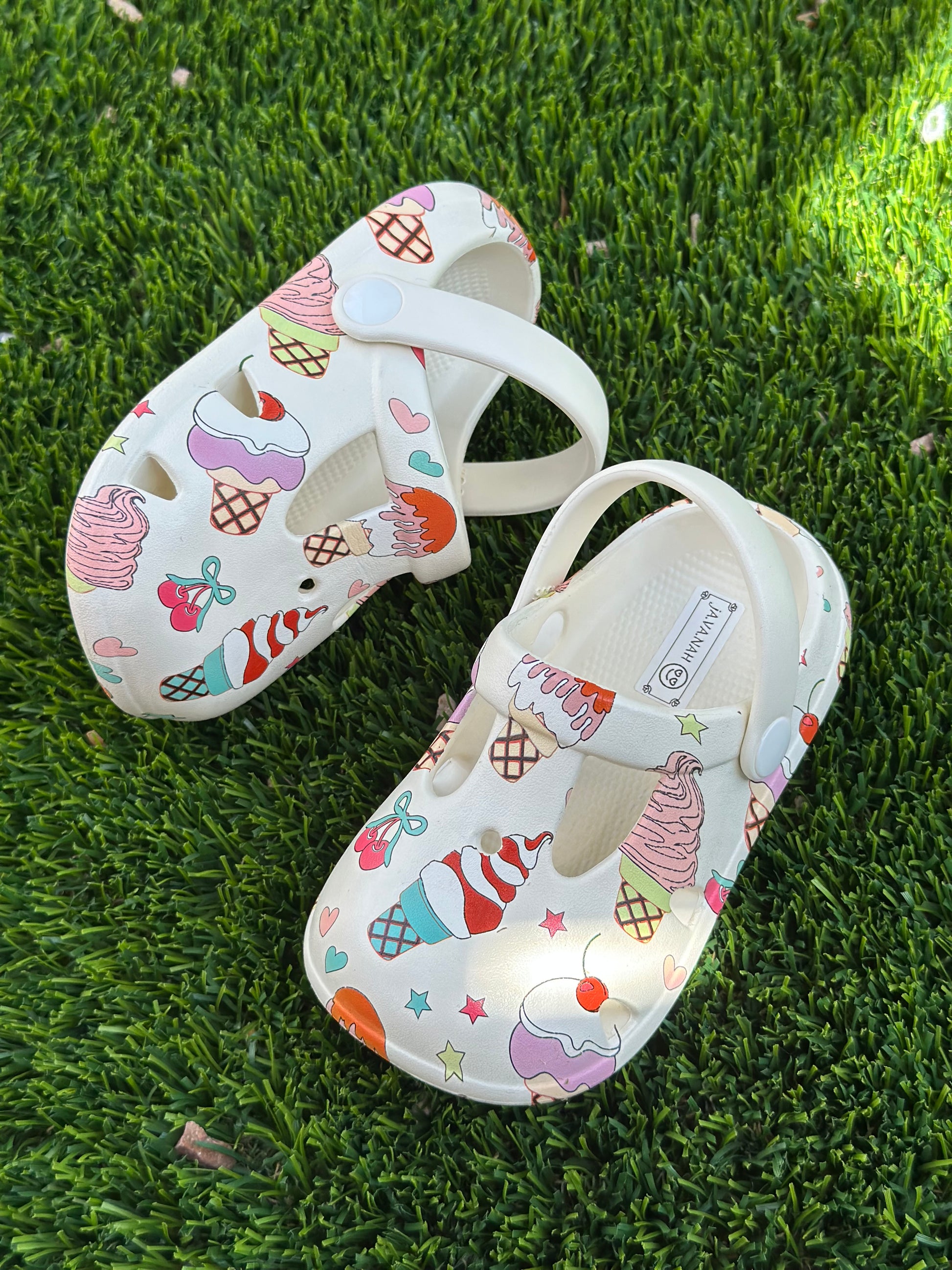 Ice Cream Toddler Girls Shoes | JA.VA.NAH