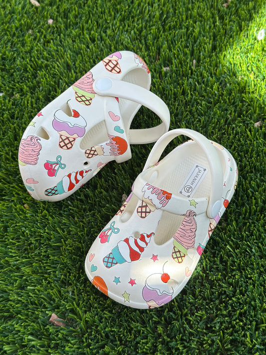 Ice Cream Toddler Girls Shoes | JA.VA.NAH