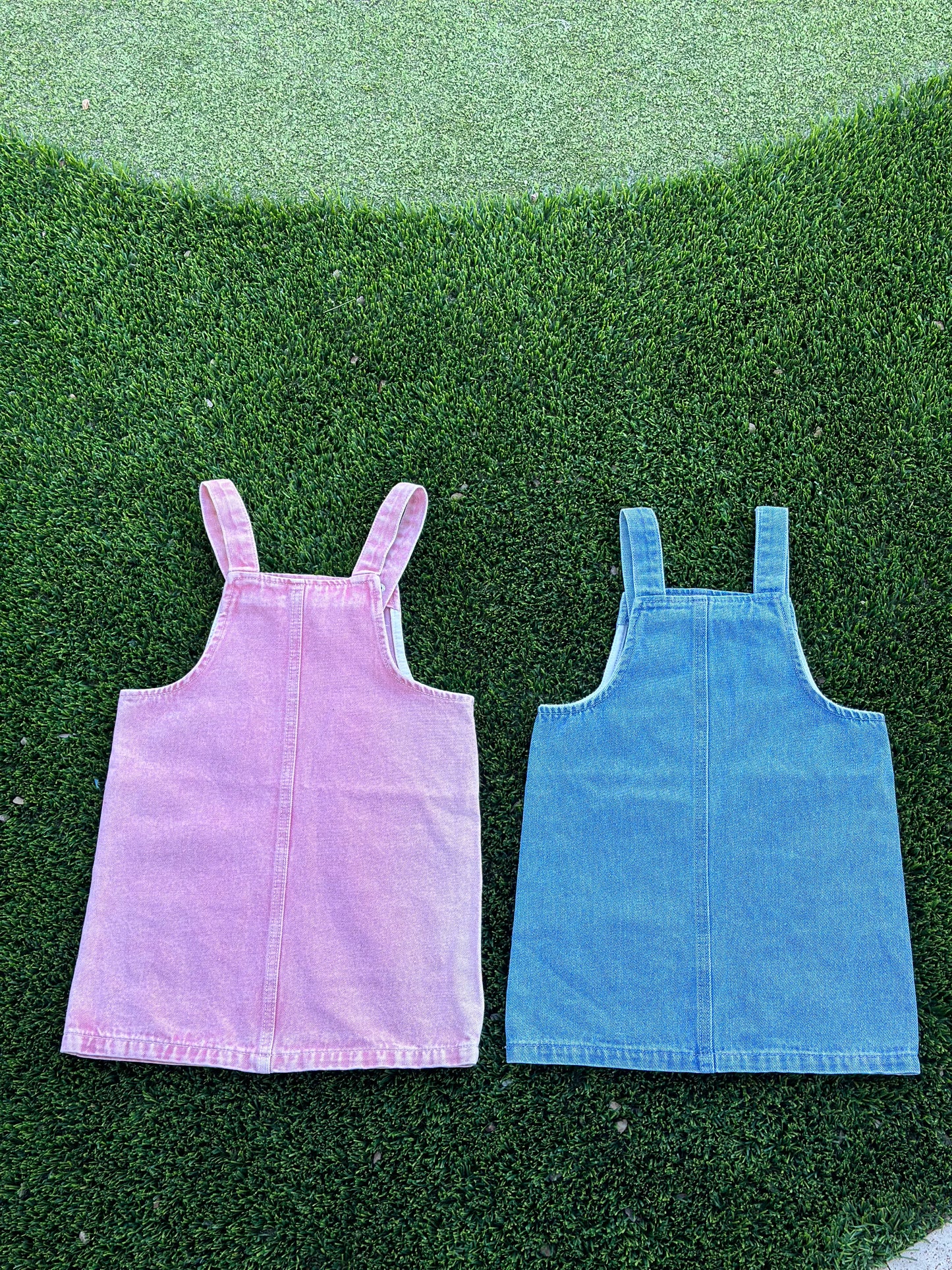 Ava Simpi Denim Overalls 2 Pcs Dress