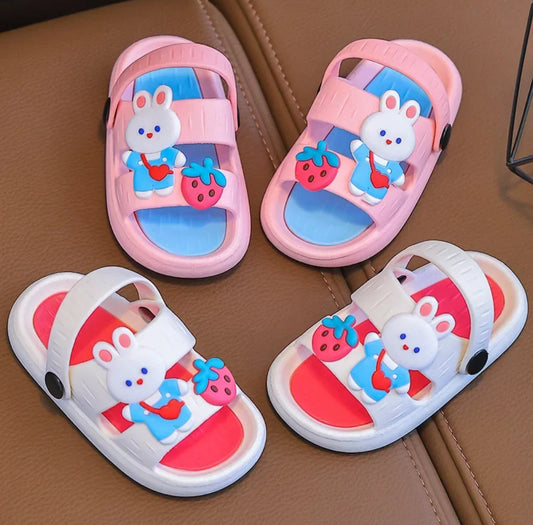 Girl Summer Bunny/Bear Cartoon Clogs