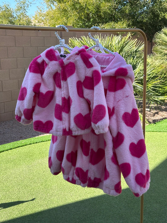 Mommy/Baby Matching Heart Sweaters | JA.VA.NAH