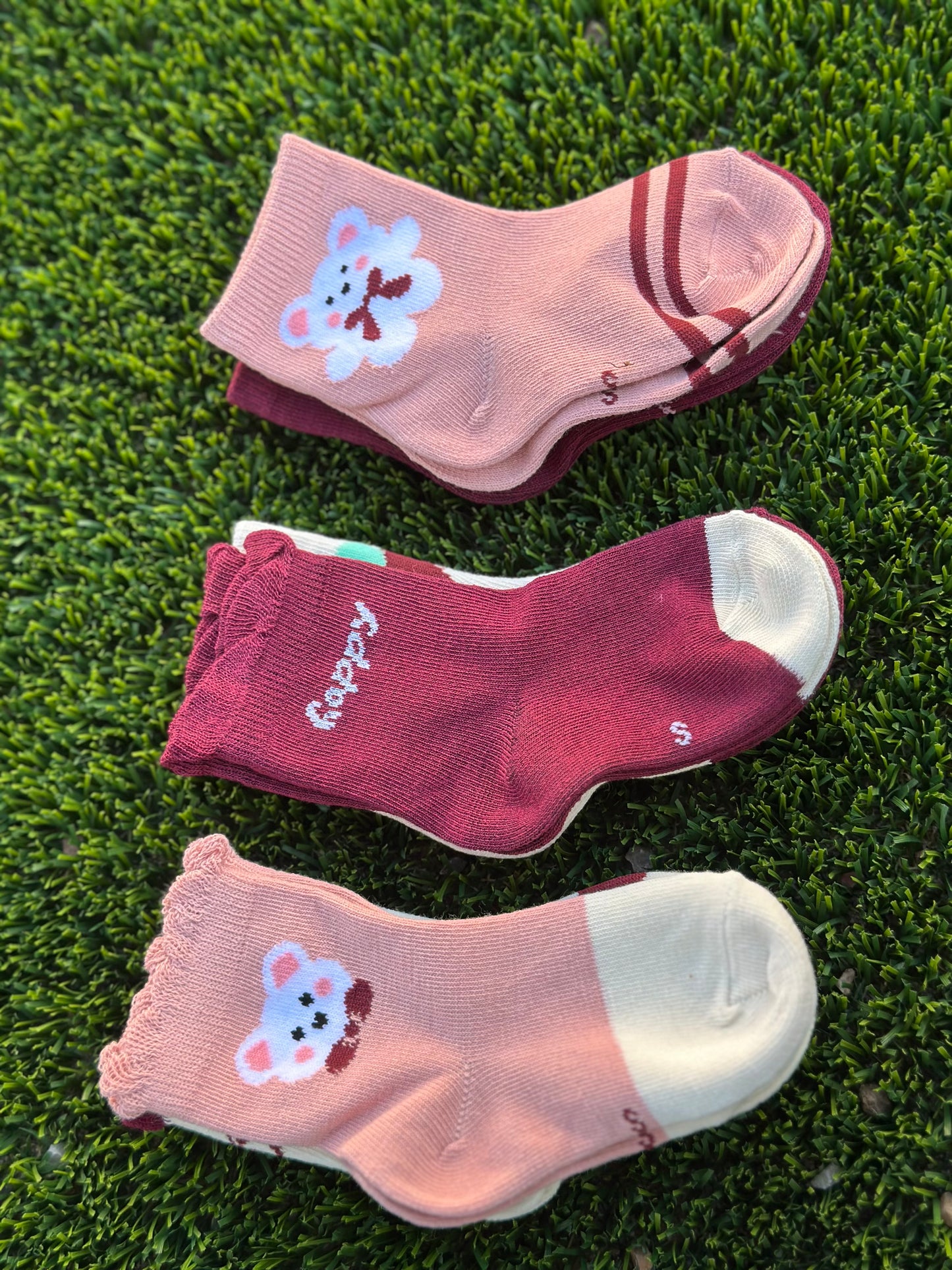 6 Pairs Toddler/ Youth socks | JA.VA.NAH