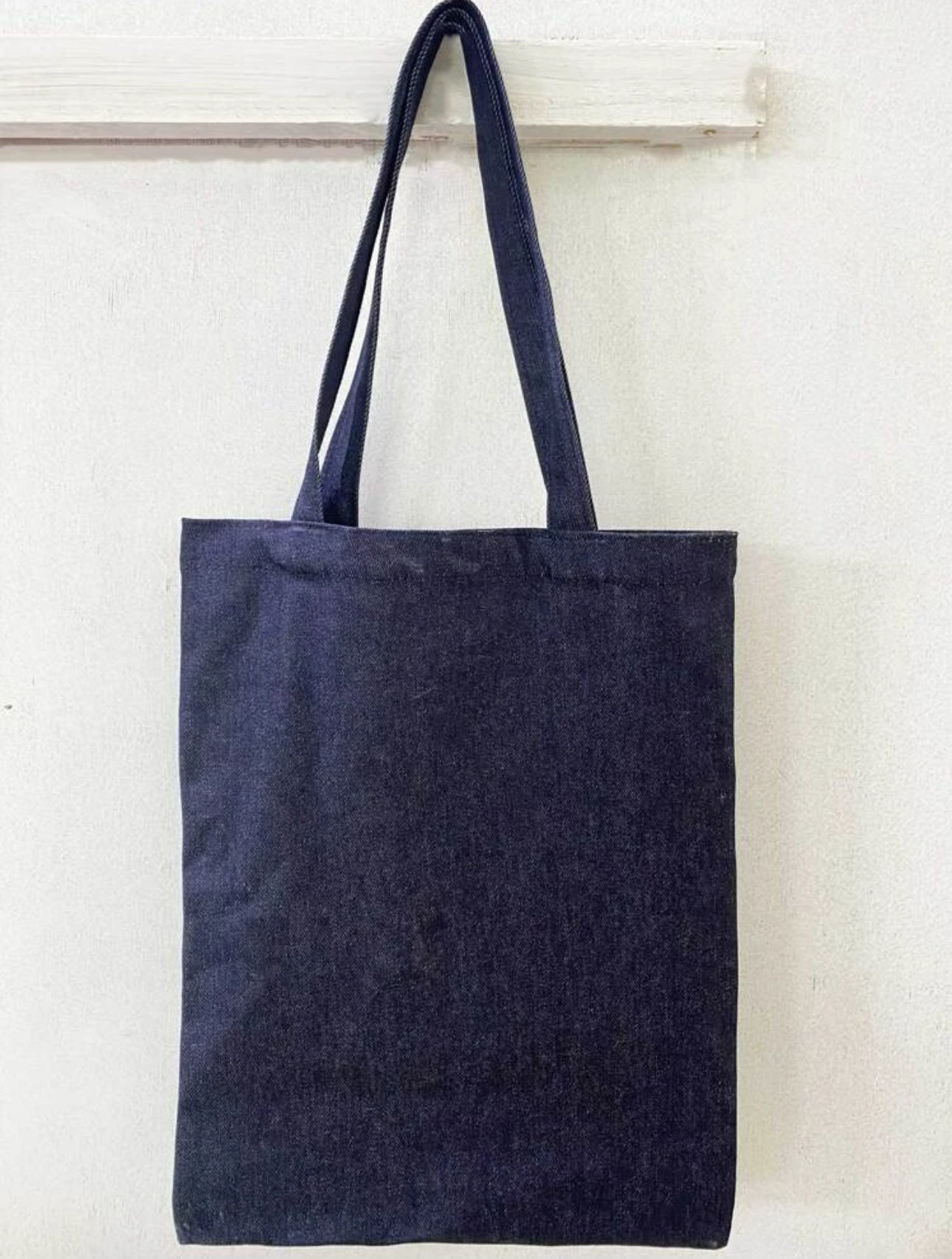 Slogan & Figure Graphic Shopper Bag