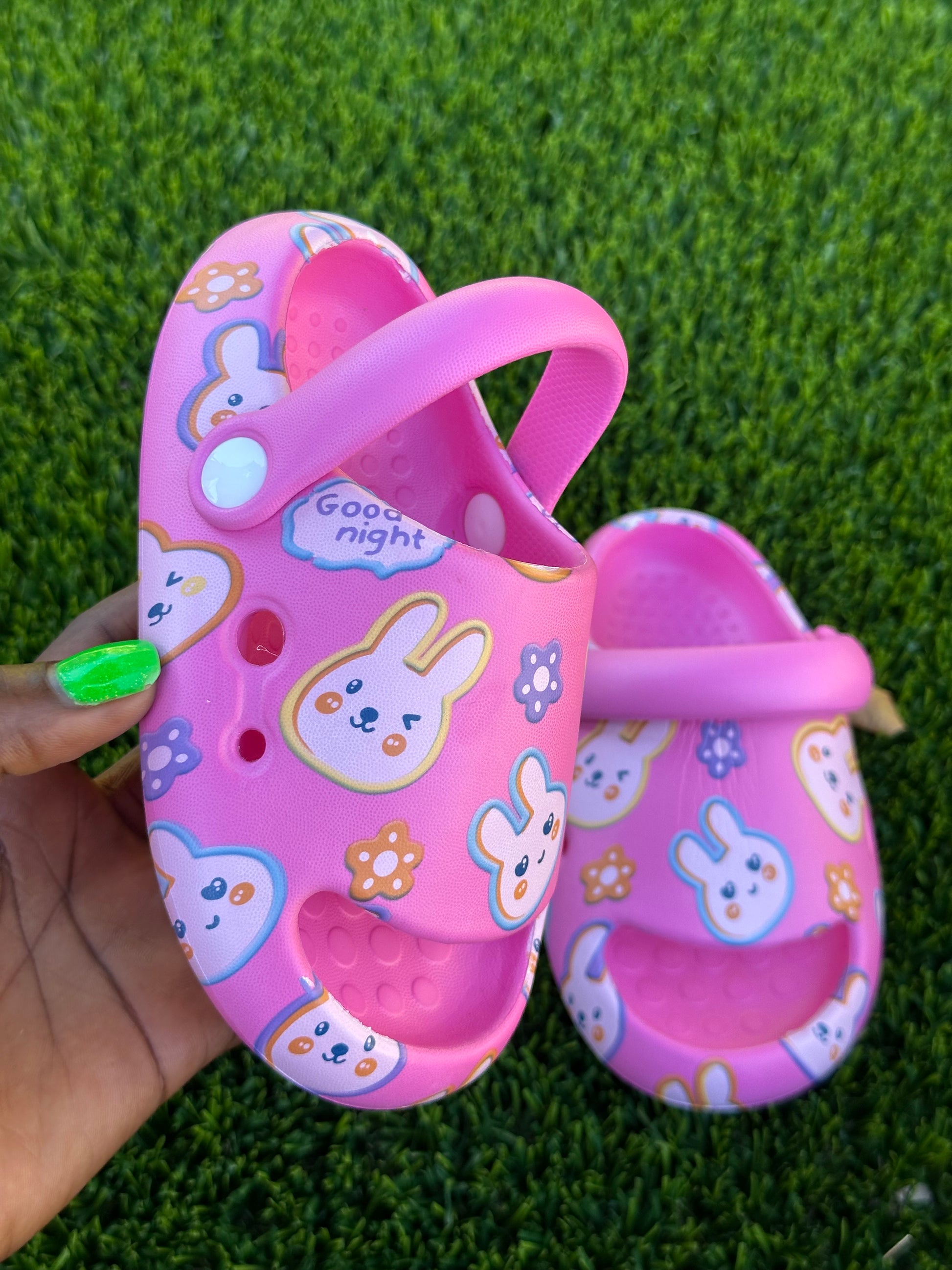 Kids Strawberry/Good night clogs for Toddler girls | JA.VA.NAH
