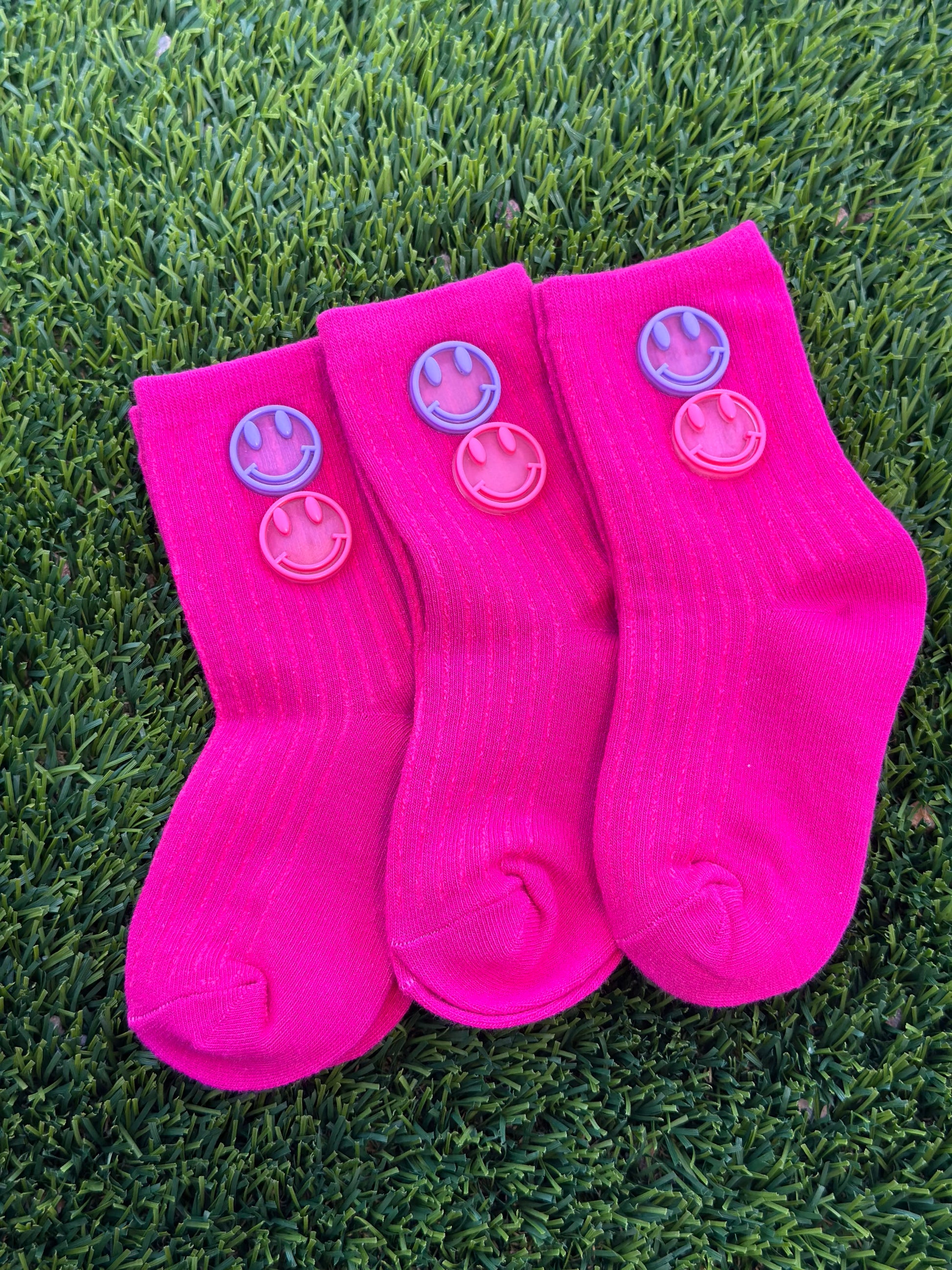 3 Pairs Smiley face Toddler/Youth Socks | JA.VA.NAH