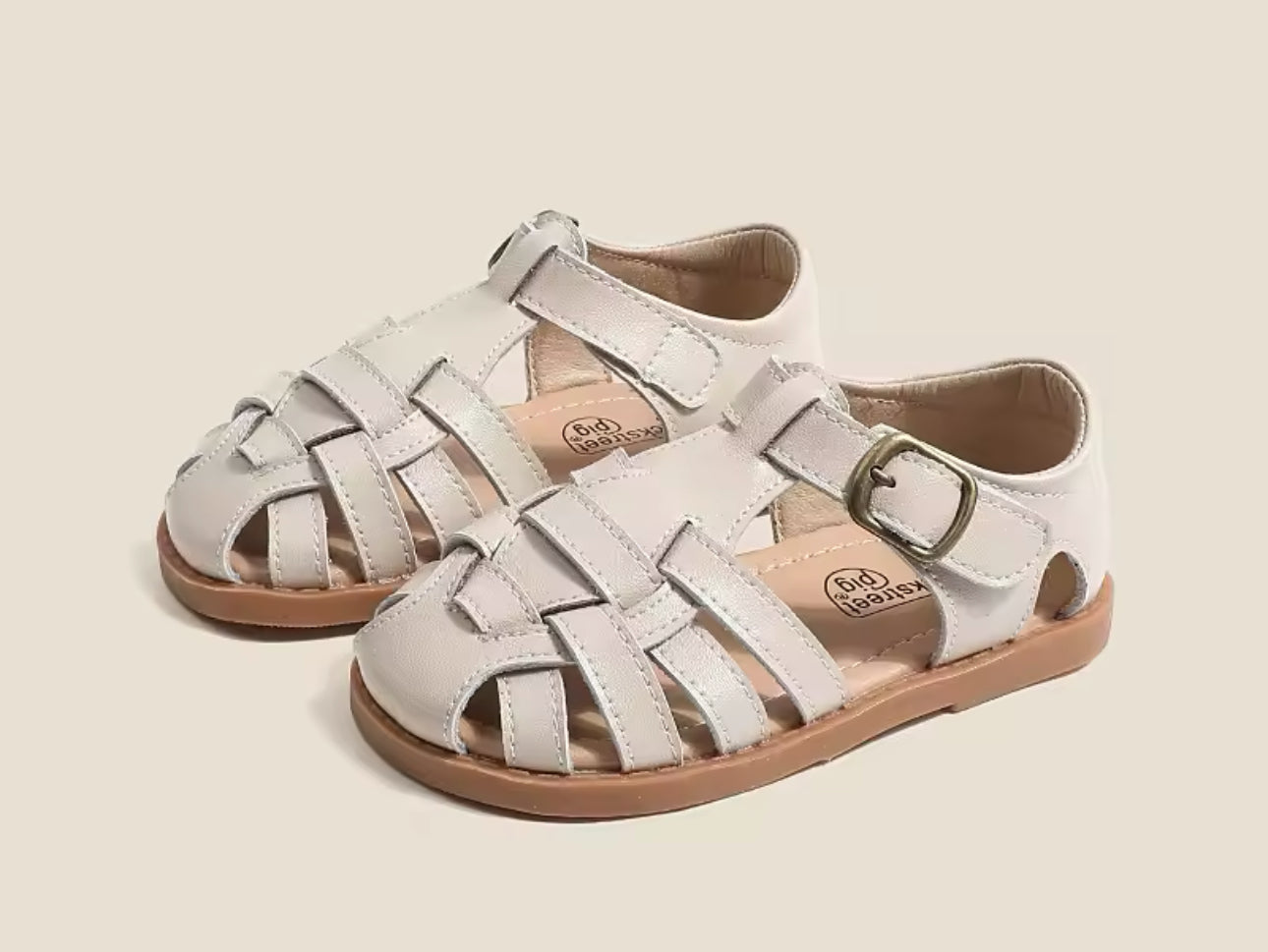 Summer Leather Sandals Soft Bottom for toddler Girls